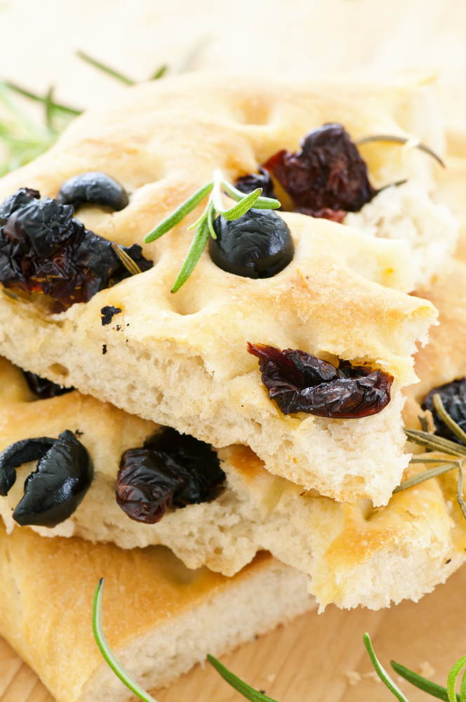 Focaccia alle olive