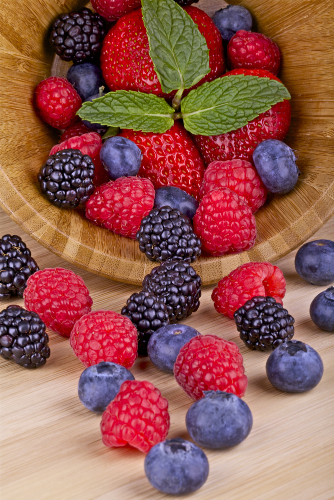 L'energia ed il gusto dei frutti di bosco