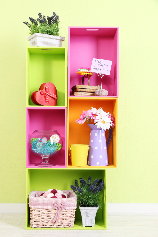 In ordine con le cassette della frutta