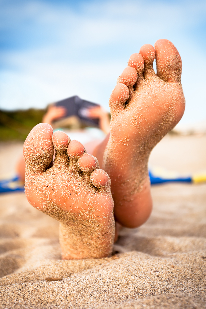 Un test... fatto con i piedi!