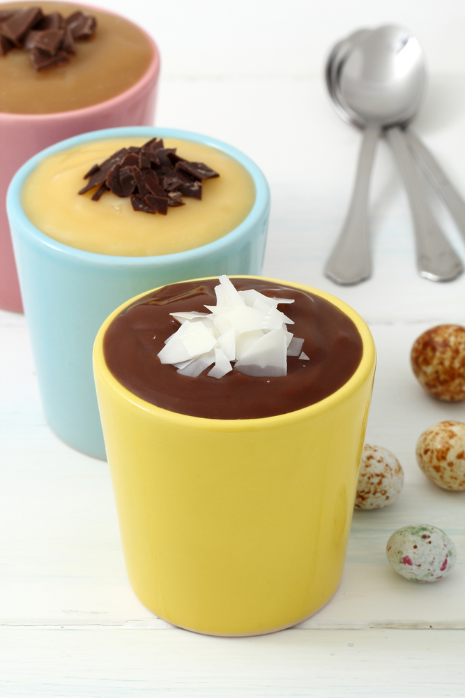 Crema al cioccolato fondente con cioccolato bianco