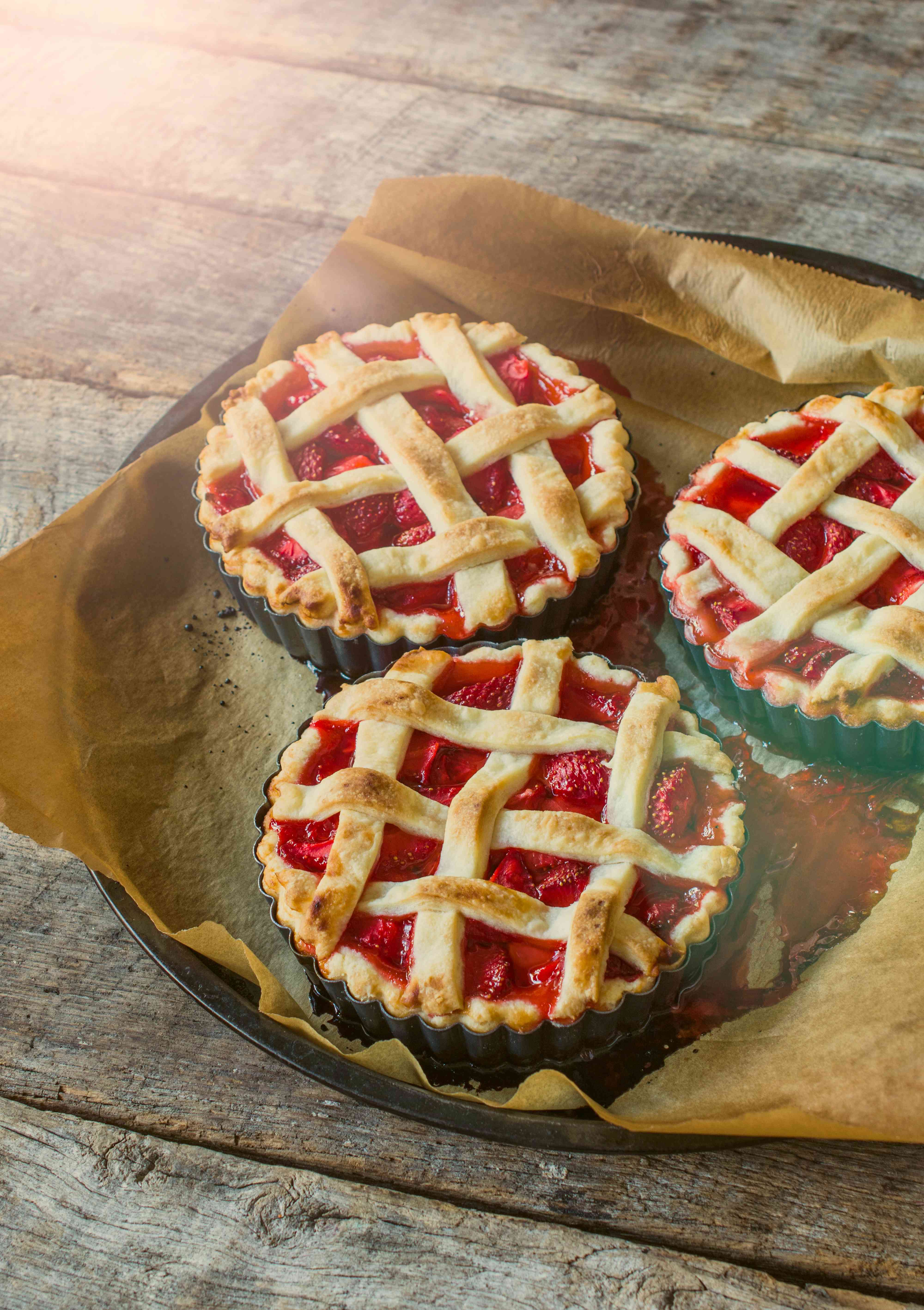 Crostata con farina integrale
