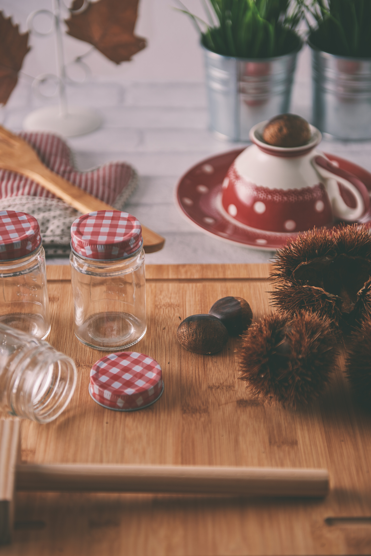 Marmellata di castagne al rum