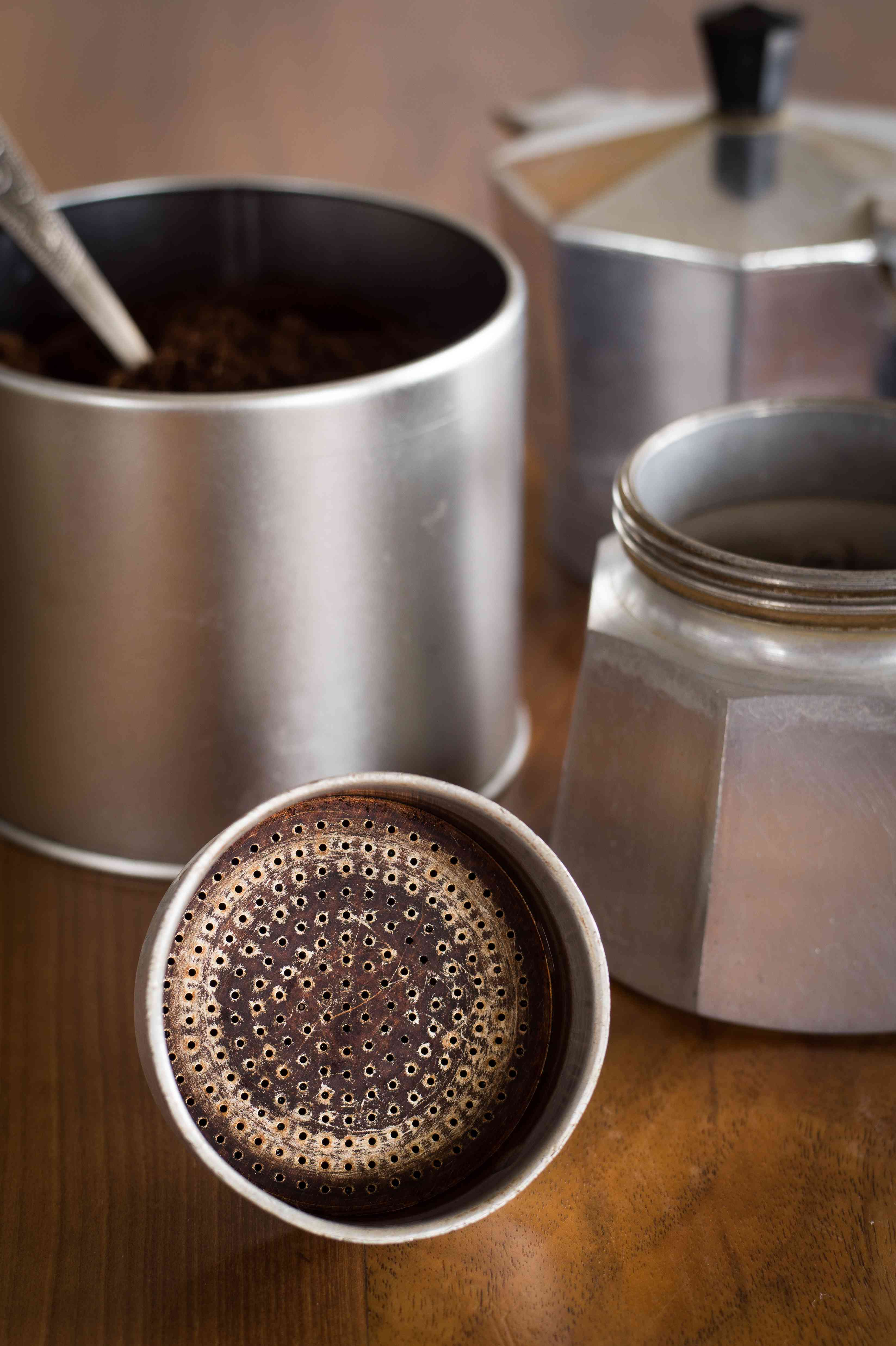 Come pulire l'alluminio della caffettiera