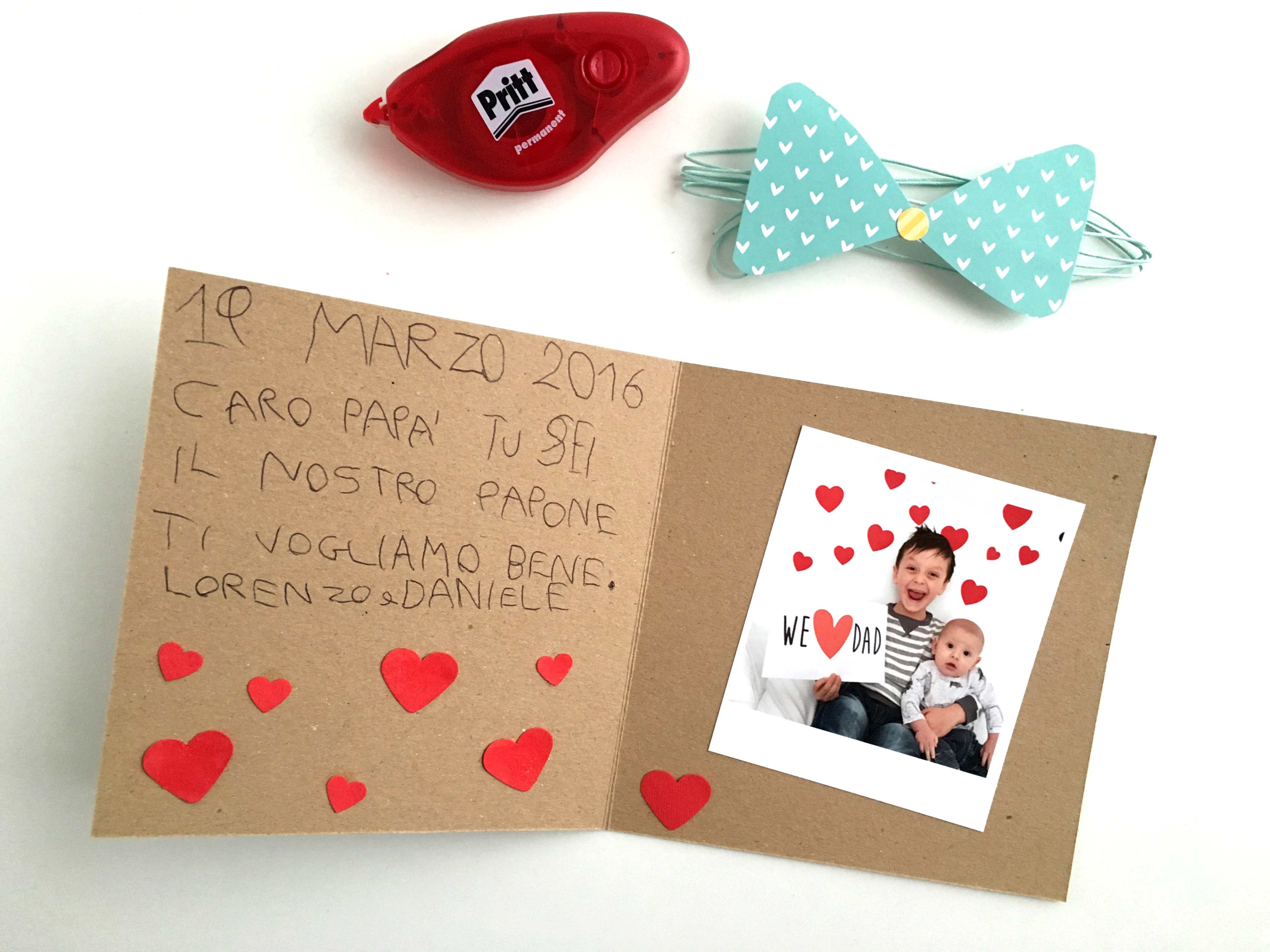 Festa del papà, biglietto di auguri da fare in pochi minuti