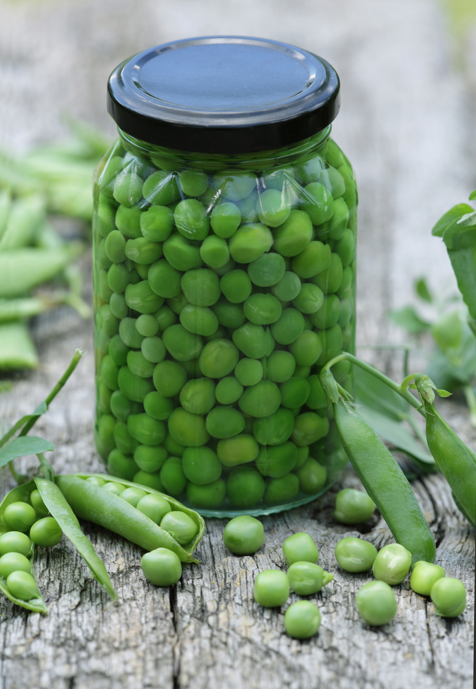 Conserva di piselli al naturale