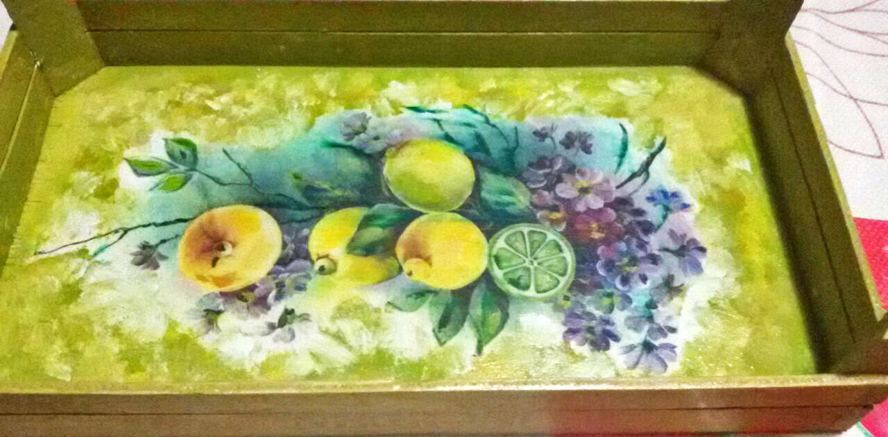 Come riciclare le cassette della frutta con il decoupage per creare un quadro