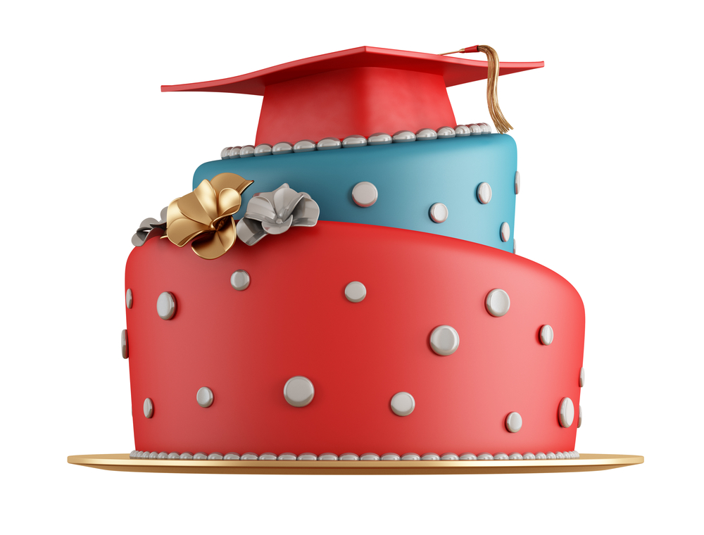Torte per la laurea, 5 decorazioni in pasta di zucchero per festeggiare il traguardo