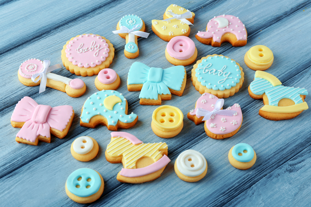 Biscotti per il Battesimo decorati con la pasta di zucchero, 10 idee