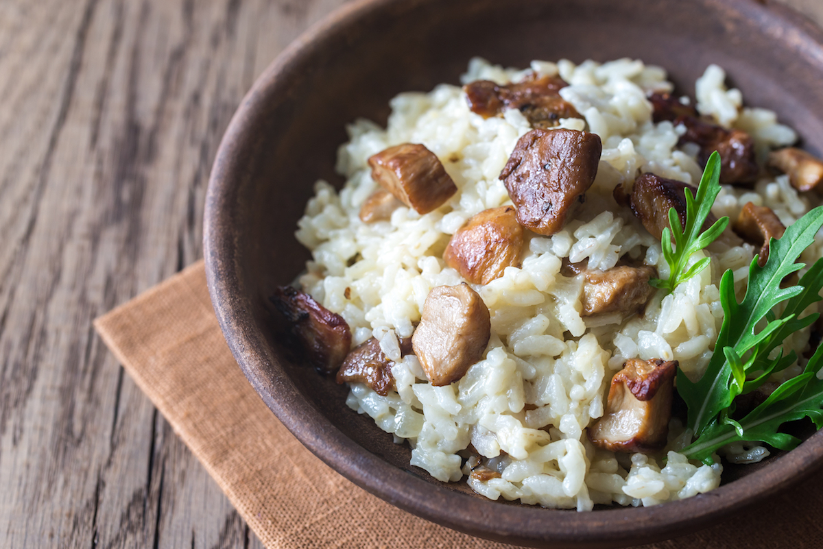 La ricetta del risotto ai funghi porcini secchi