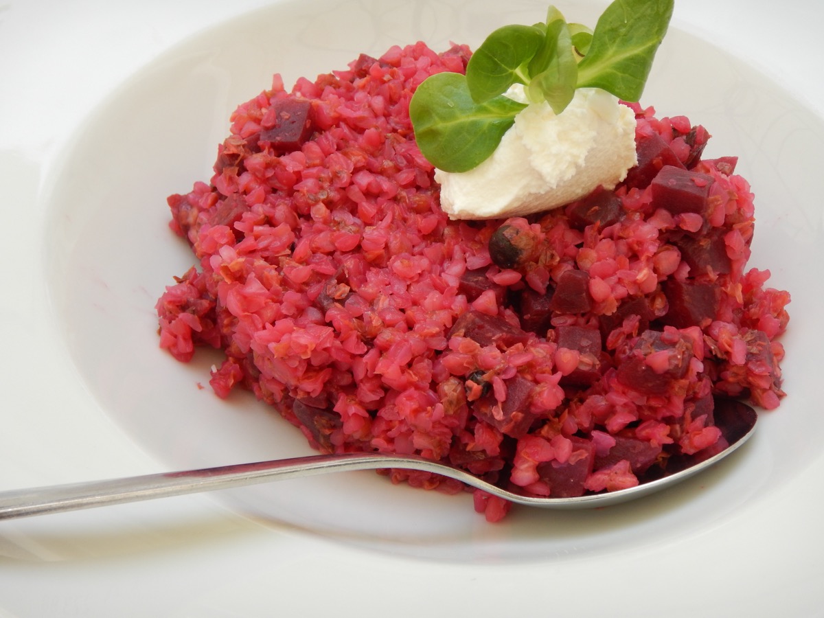 La ricetta del risotto alla barbabietola rossa