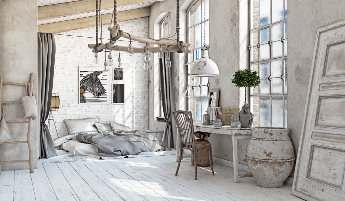 Come arredare una mansarda in stile shabby chic
