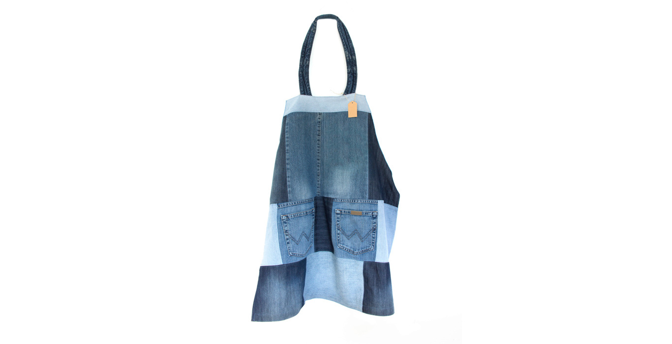 Come fare un grembiule con i jeans con il cucito creativo