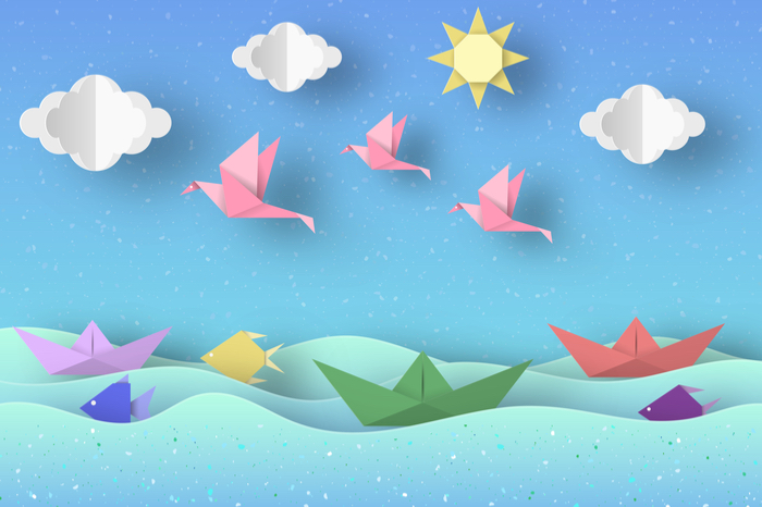 Origami facili per l’estate