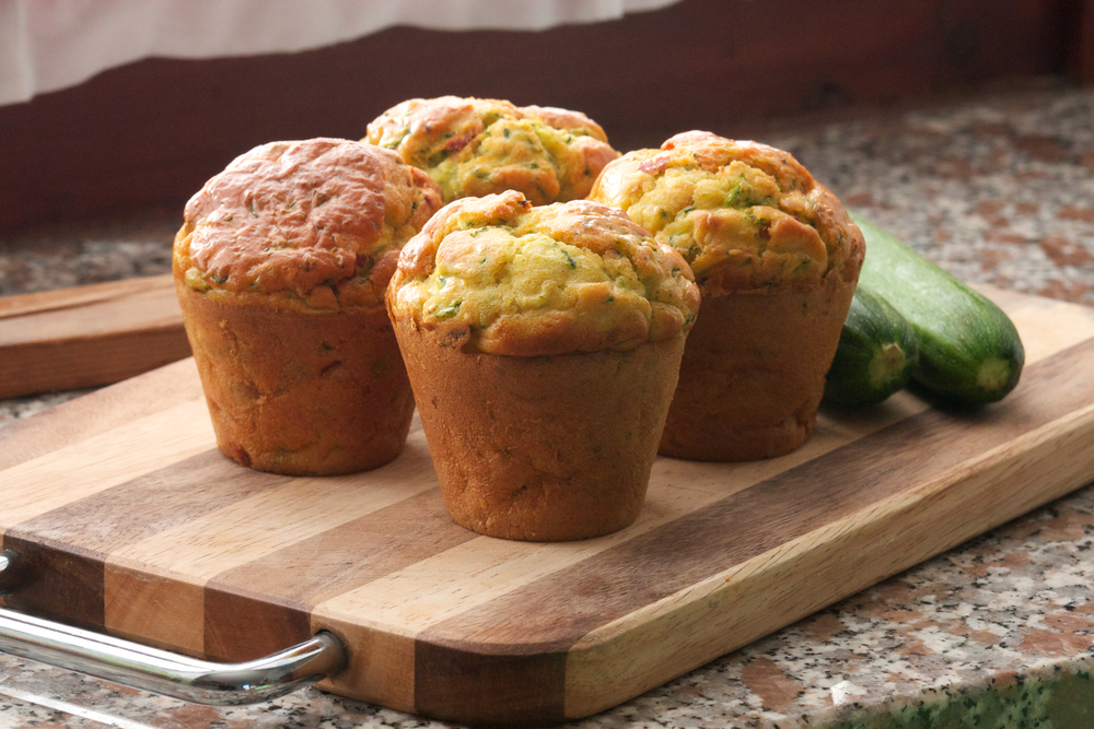 Muffin con zucchine e ricotta, la ricetta salata per lo spuntino