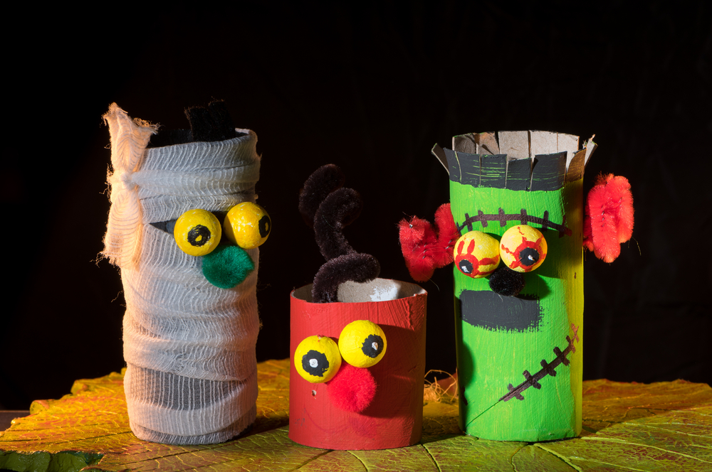 Lavoretti Halloween con i rotoli di carta igienica, 5 idee da brivido