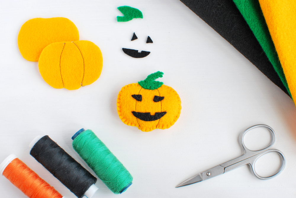 Modelli per decorazioni Halloween in feltro, 7 disegni gratis da non perdere