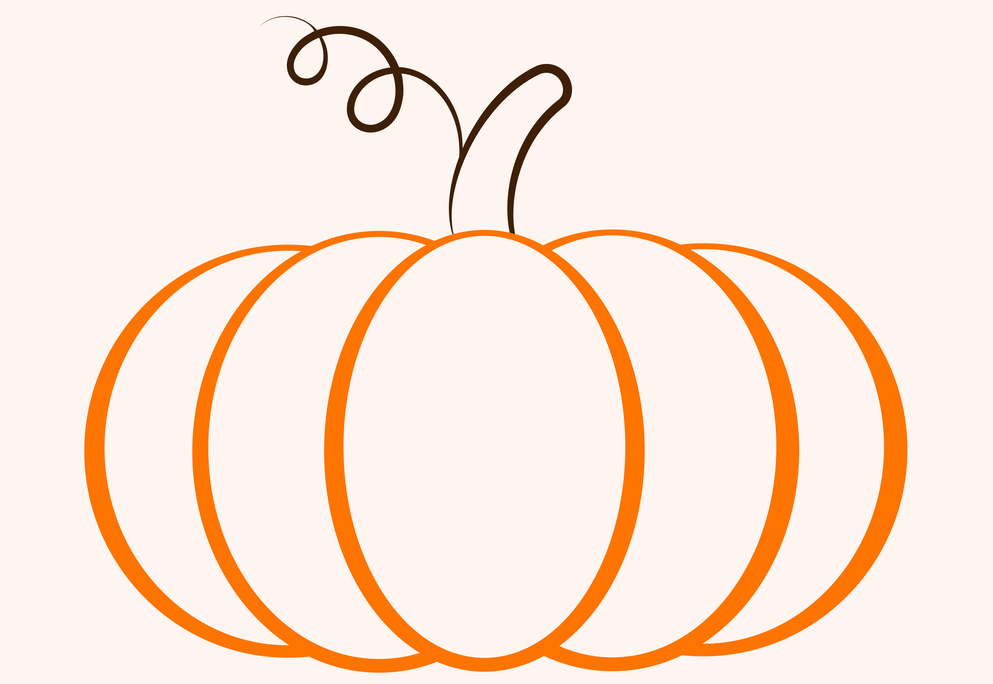Come disegnare una zucca per bambini e il party di Halloween