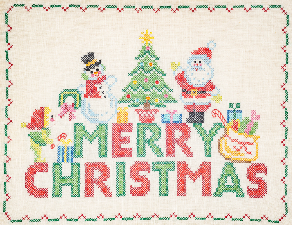 Babbo Natale a punto a croce, 7 schemi gratis da non perdere