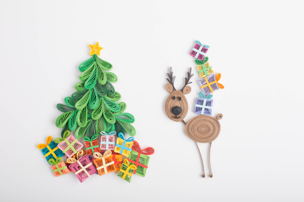Quilling di Natale da fare con i bambini