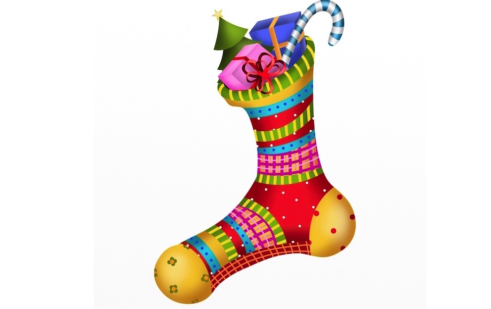 Calza Befana particolare in cartoncino e fai da te