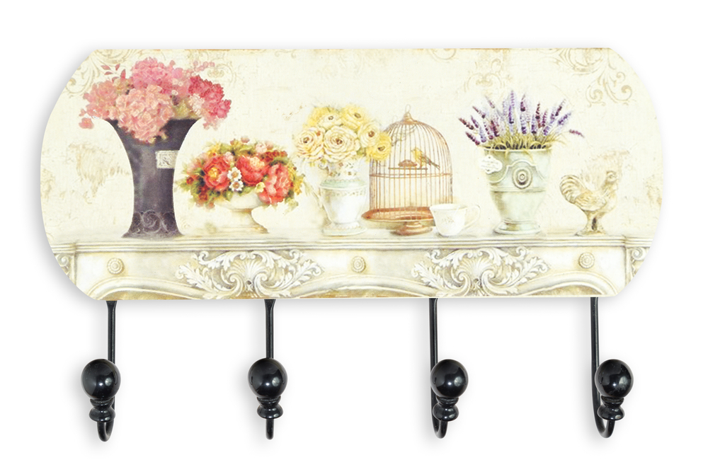 Decorare un attaccapanni da parete: 5 idee con il decoupage