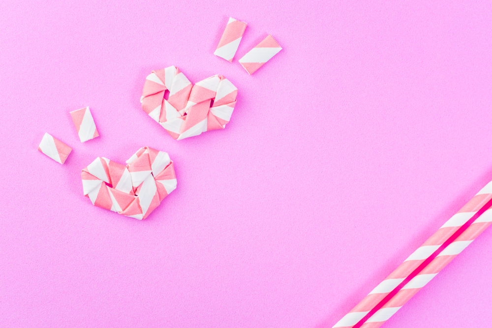Cuori con le cannucce: 4 metodi facili per farli