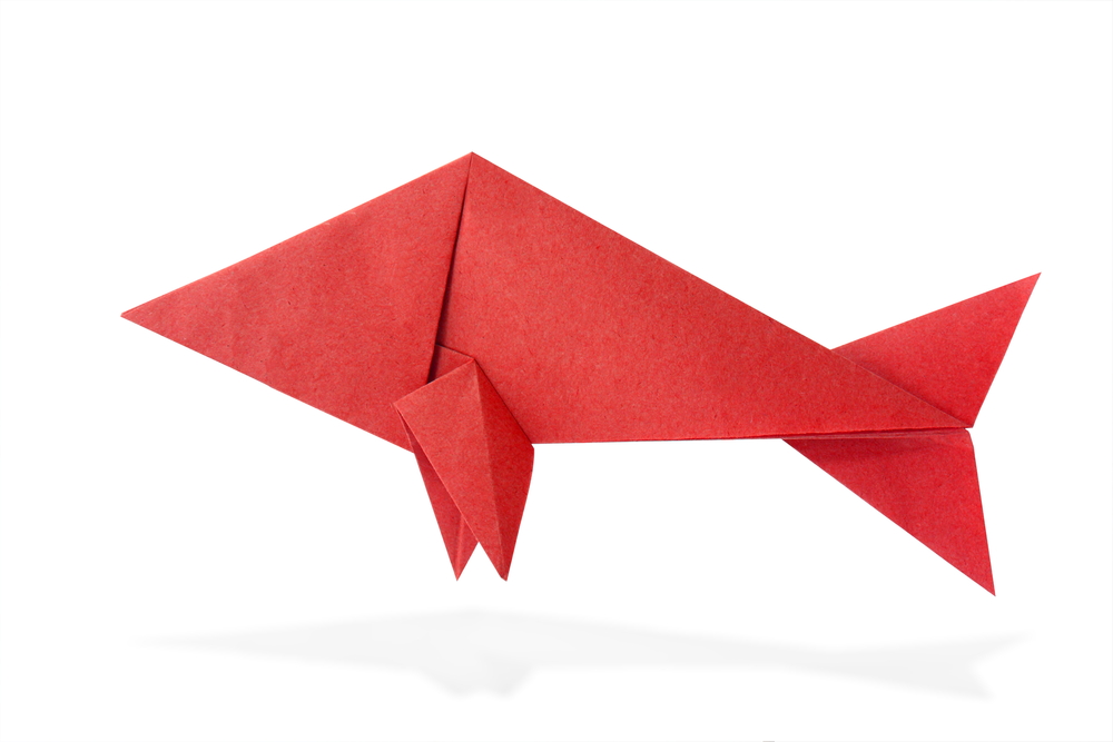 Origami facilissimi: come fare un pesce in poche piegature