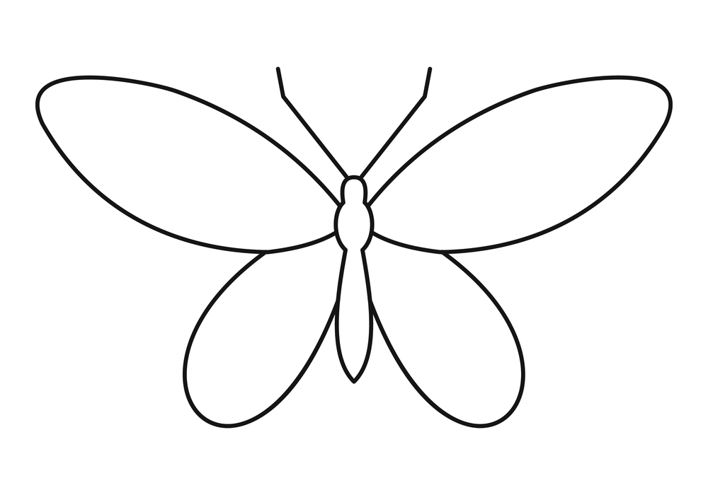 Come disegnare una farfalla per bambini in semplici passaggi