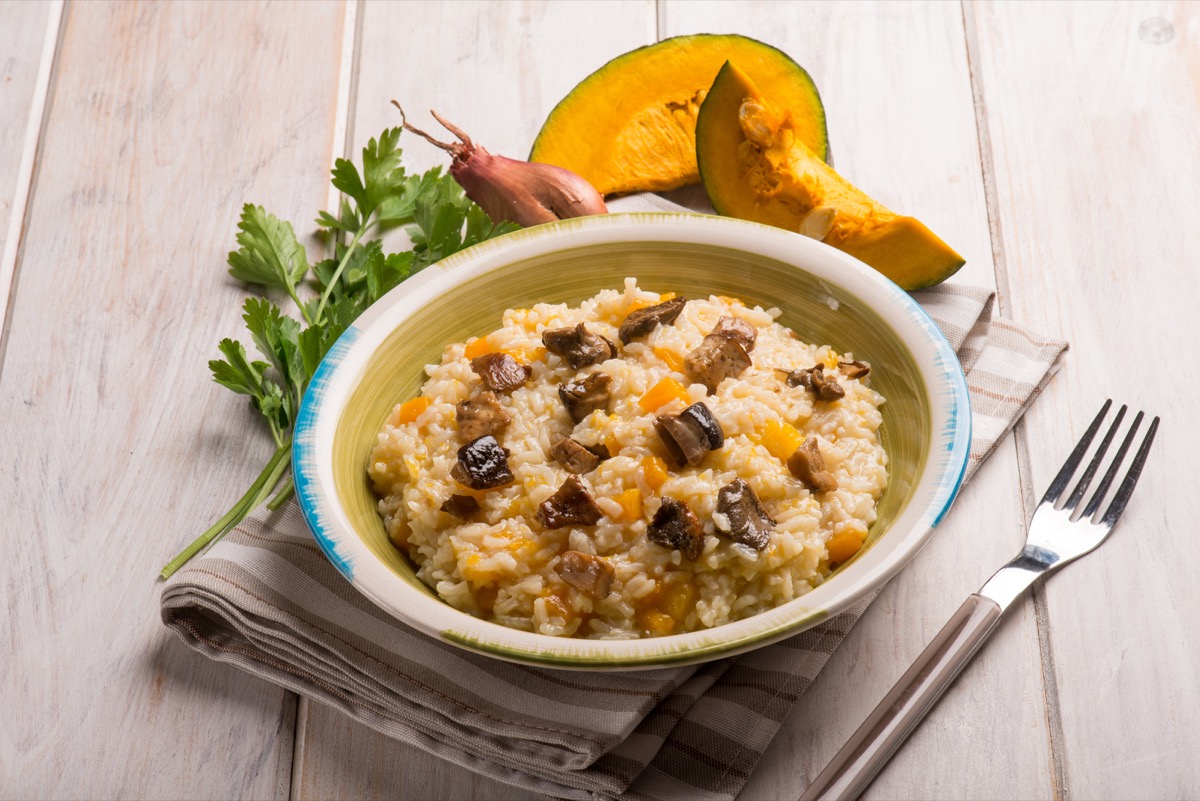 Risotto con zucca e funghi: come fare un ottimo primo piatto autunnale