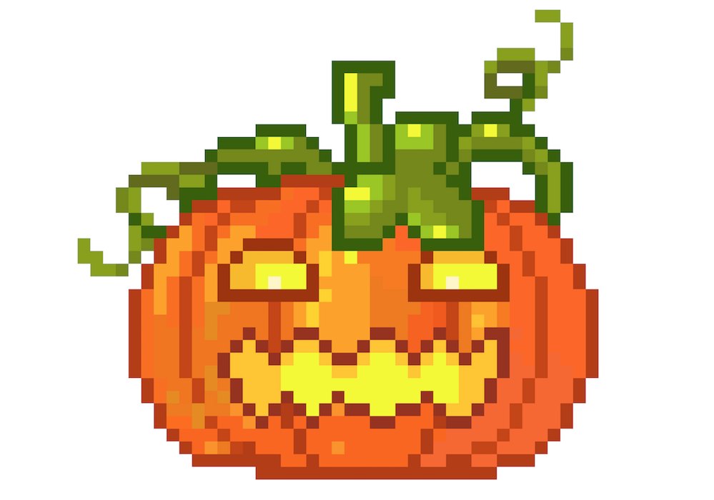 Pixel art Halloween: 6 immagini da scaricare per la notte più paurosa dell'anno