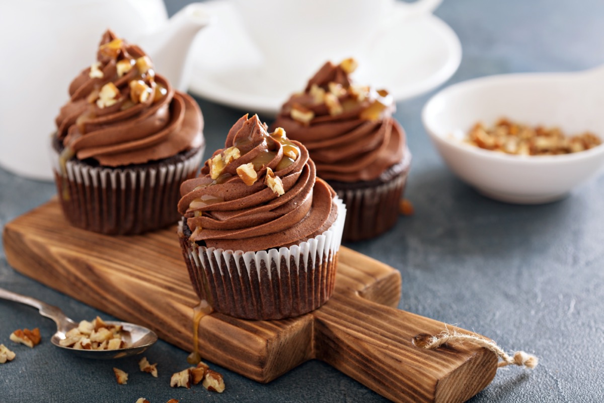 I cupcakes al cioccolato con la ricetta originale americana