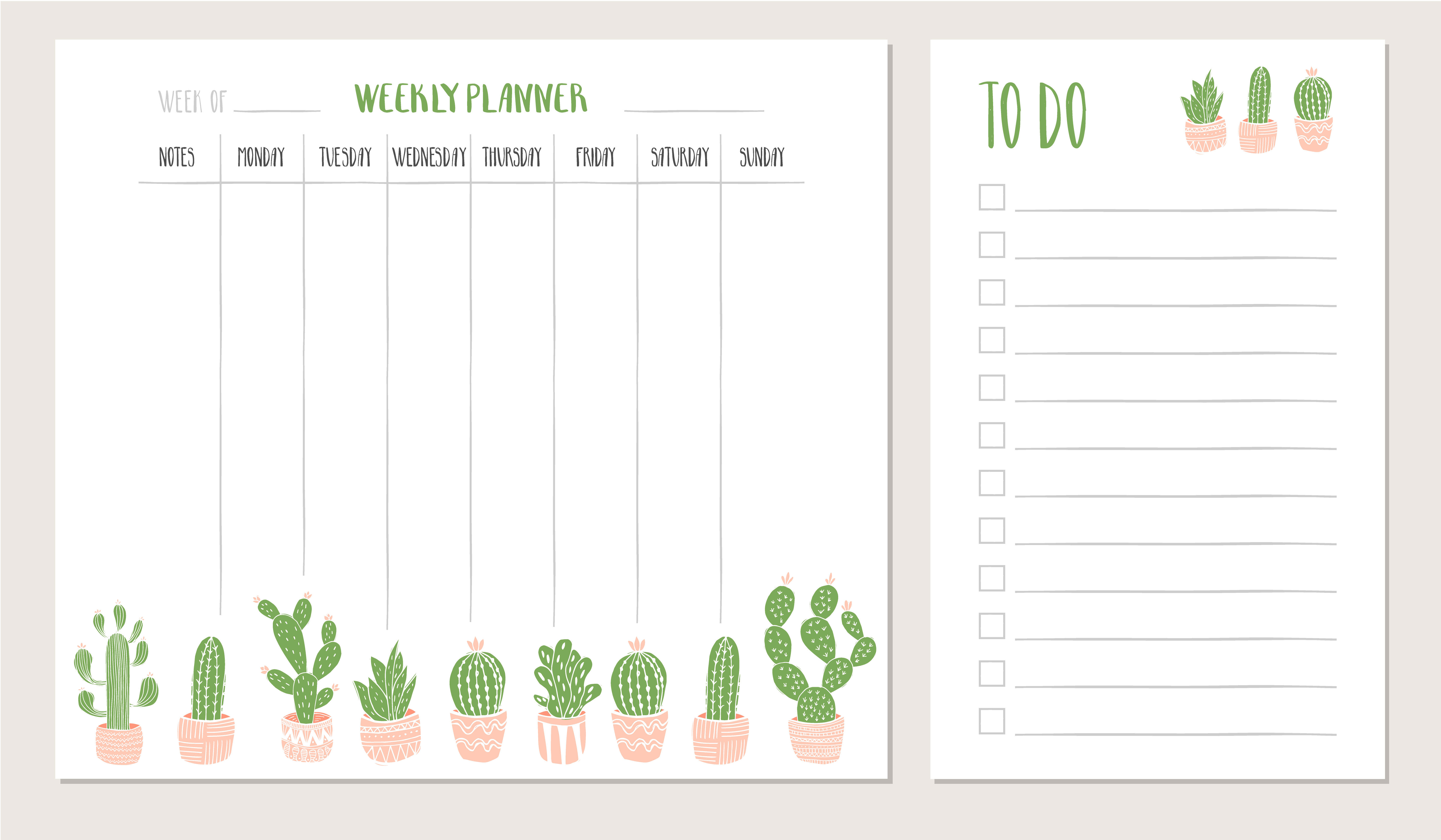 Planner settimanale da stampare gratis: 9 modelli per un’agenda organizzata