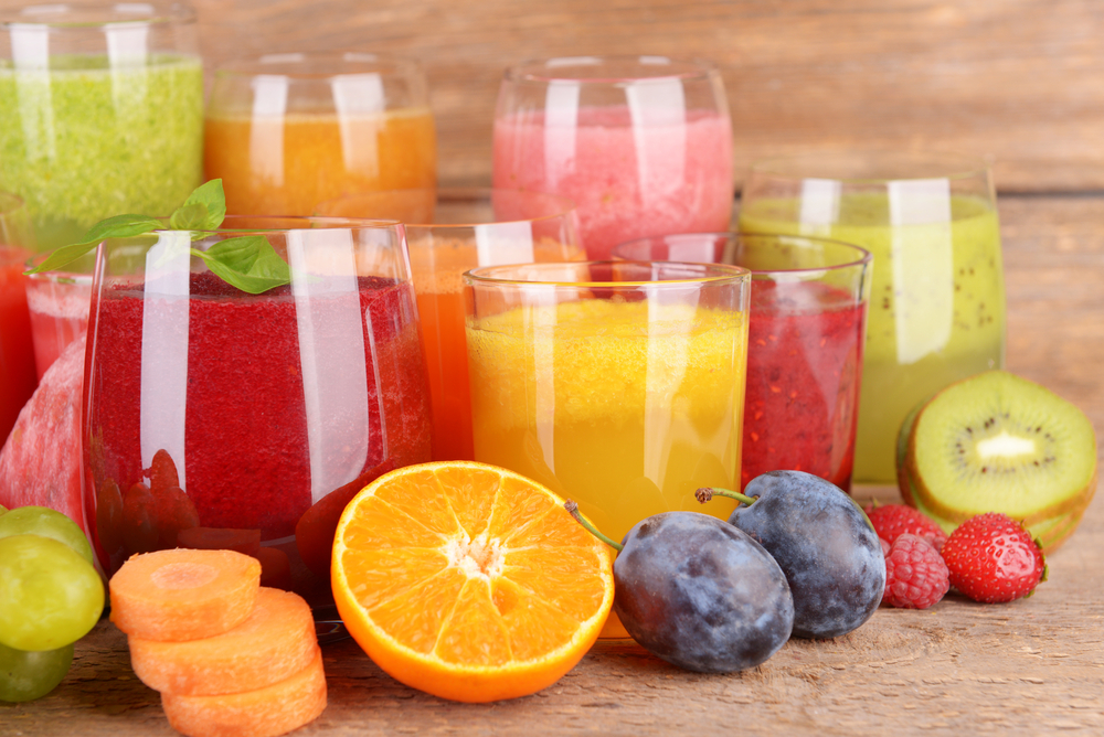 Succhi di frutta fatti in casa senza zucchero