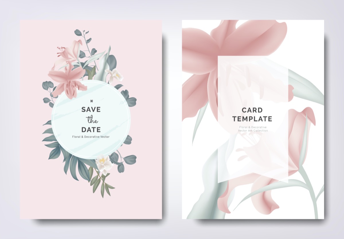 Biglietti con fiori da stampare: 5 design di primavera