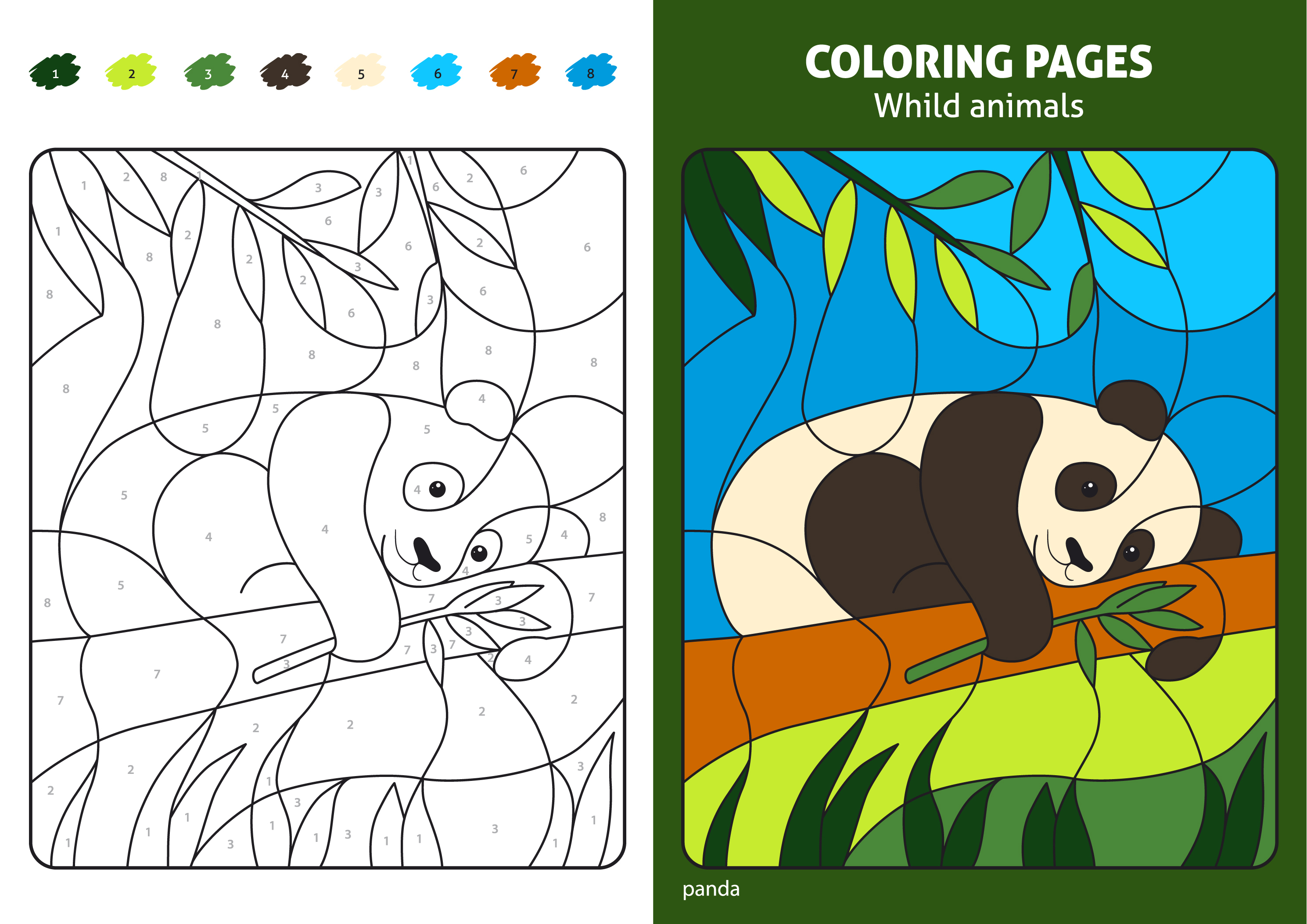 Disegni da colorare con i numeri: 9 immagini gratis da stampare