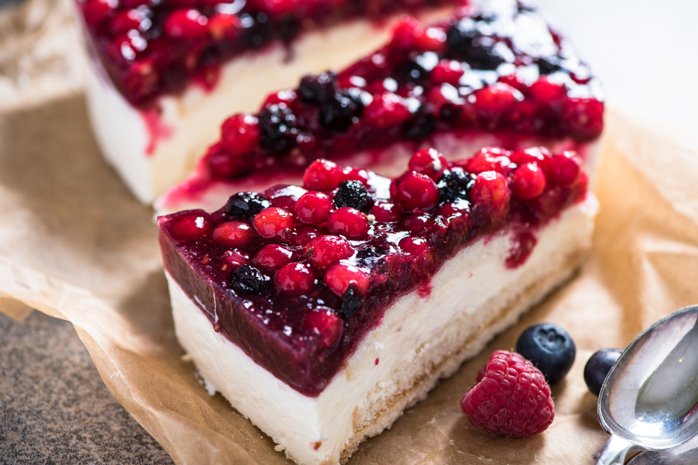 Cheesecake ai frutti di bosco: la ricetta senza gelatina