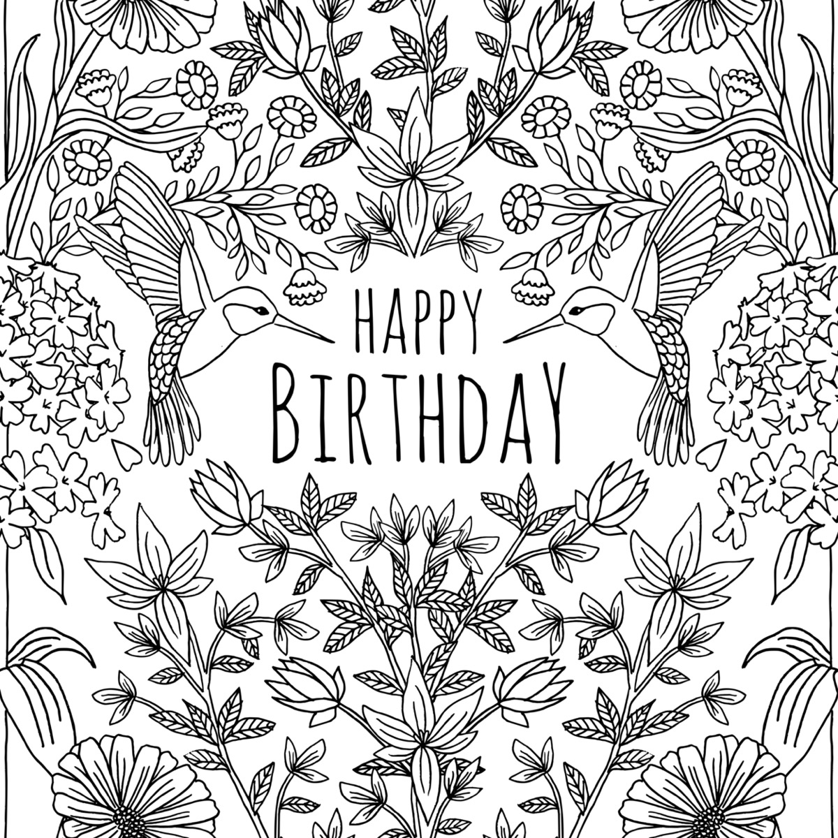 Biglietti di compleanno da colorare: 5 design belli e originali