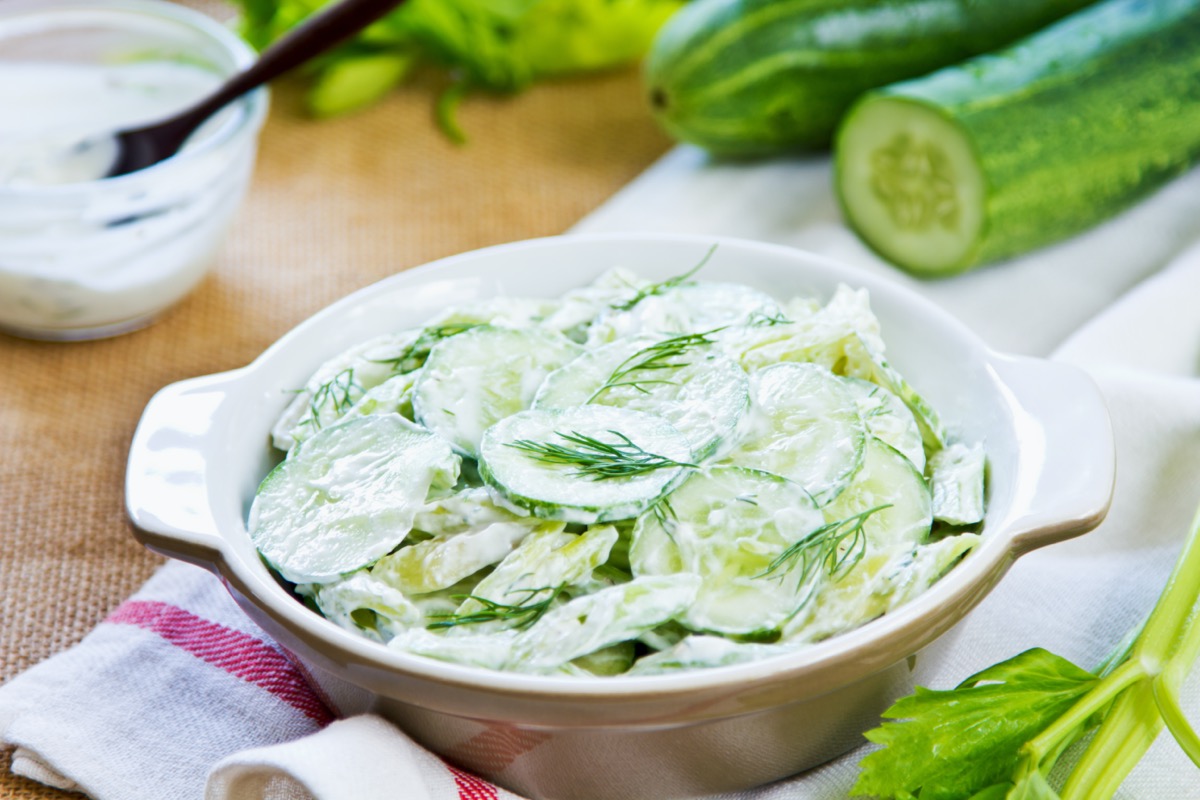 La ricetta dell'insalata di cetrioli all'ungherese