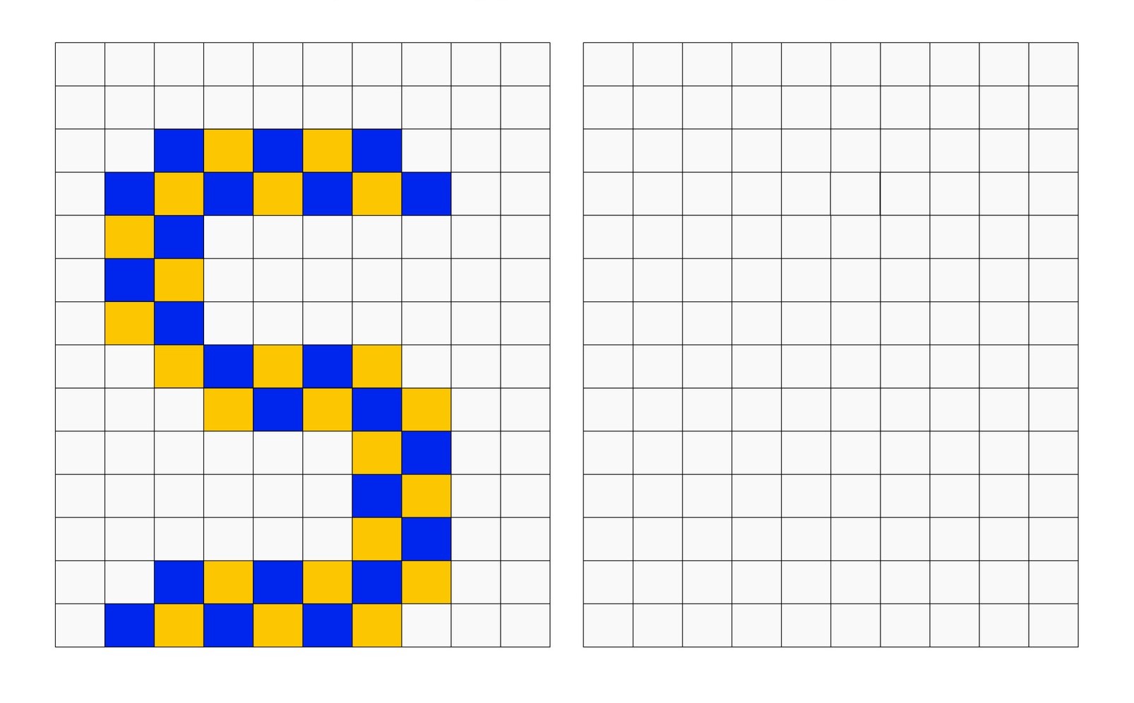 Pixel art lettere: gli schemi da scaricare gratis