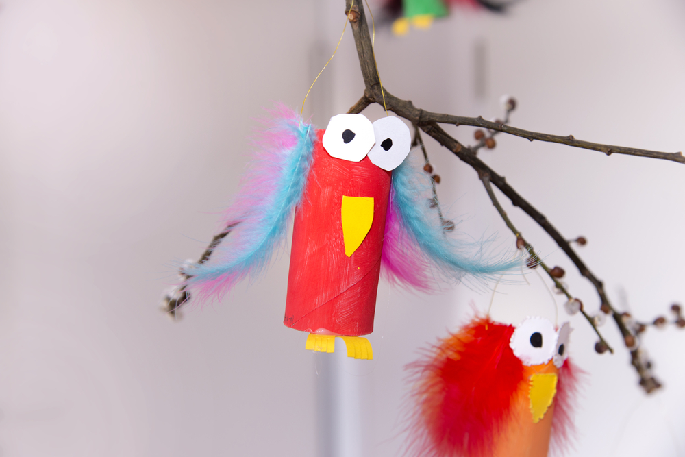 Lavoretti di Pasqua con rotoli di carta igienica: 7 idee creative
