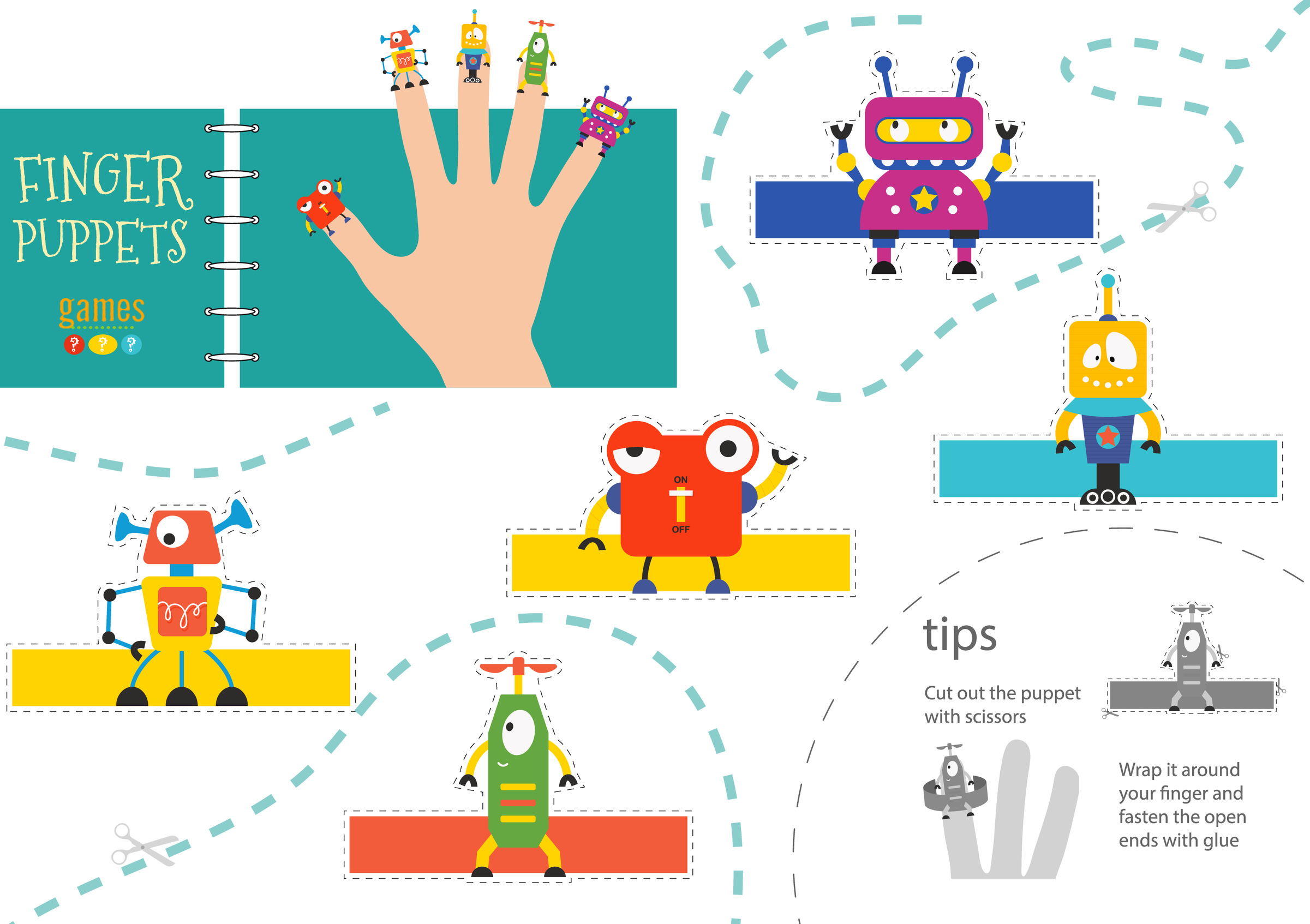 Marionette dito da stampare: 11 modelli gratis