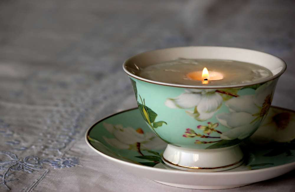Candele profumate fai da te in tazza e mug