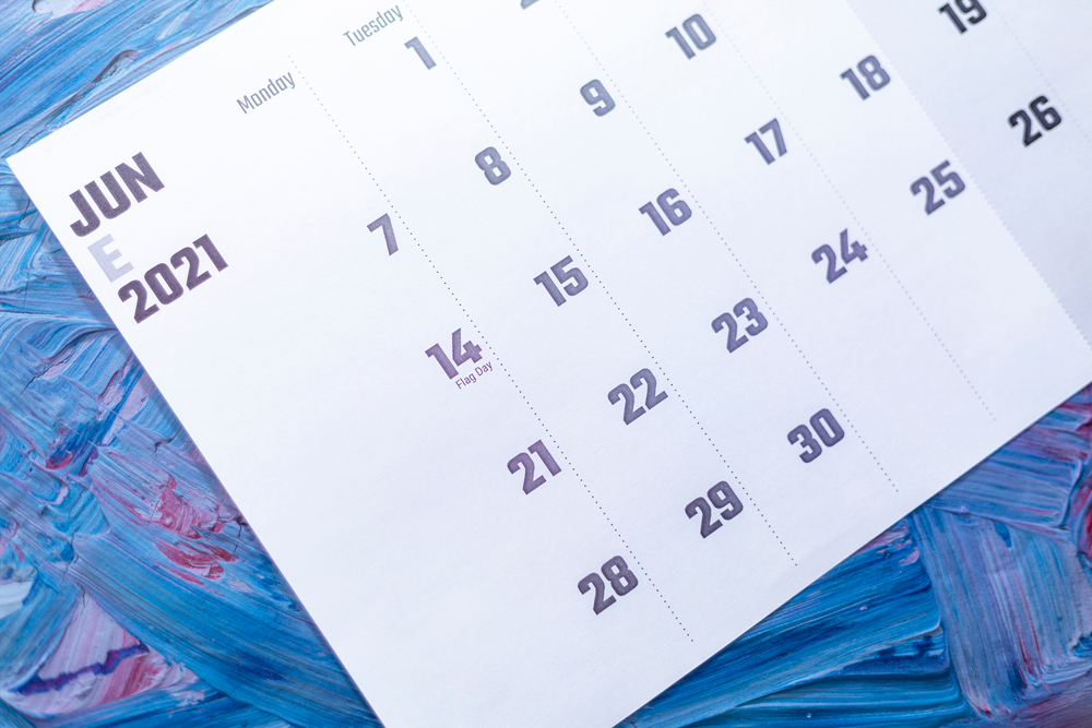 Calendario giugno 2021 da stampare: 11 modelli gratis