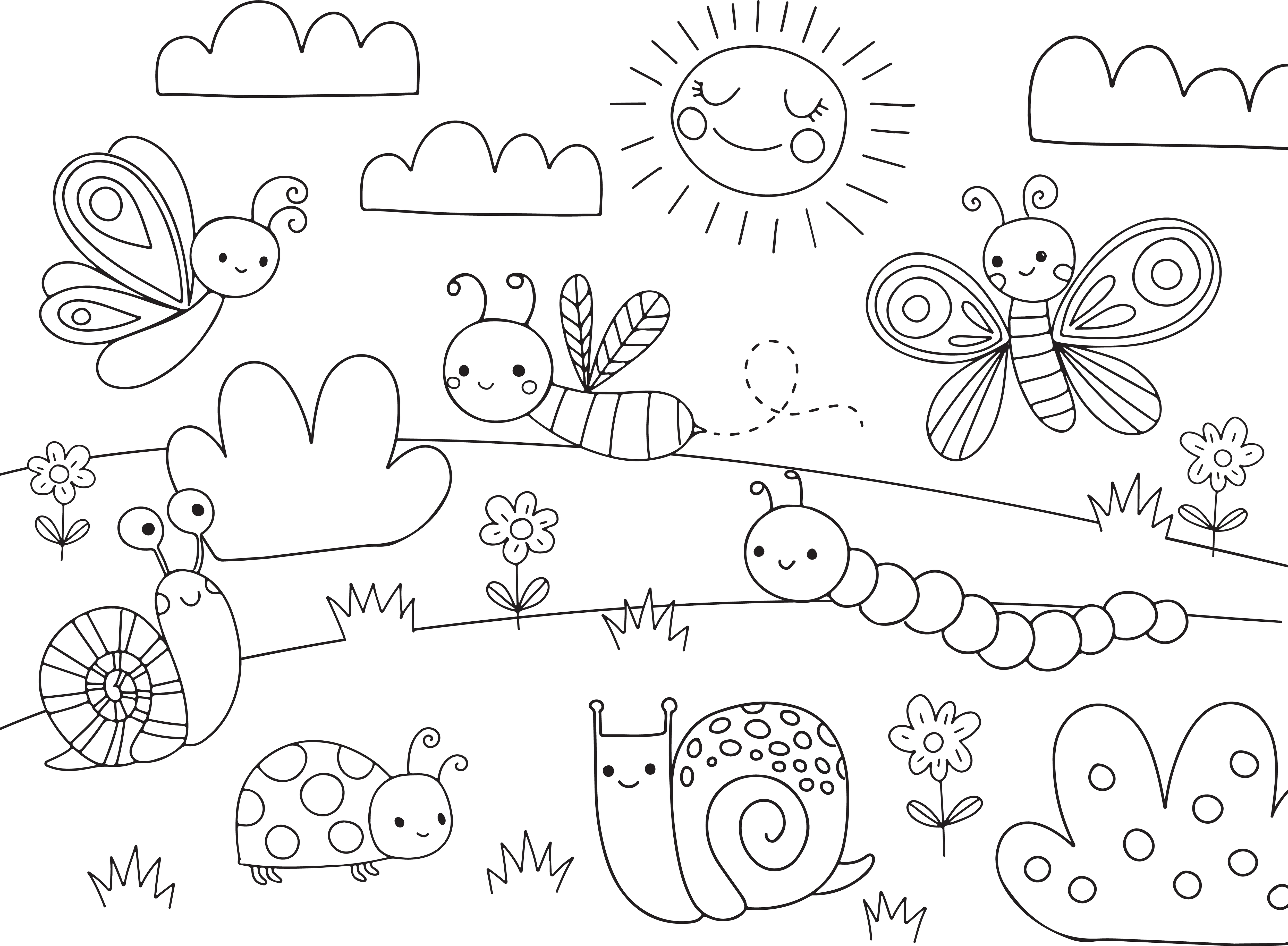 Disegni da colorare estate: 9 immagini da scaricare gratis