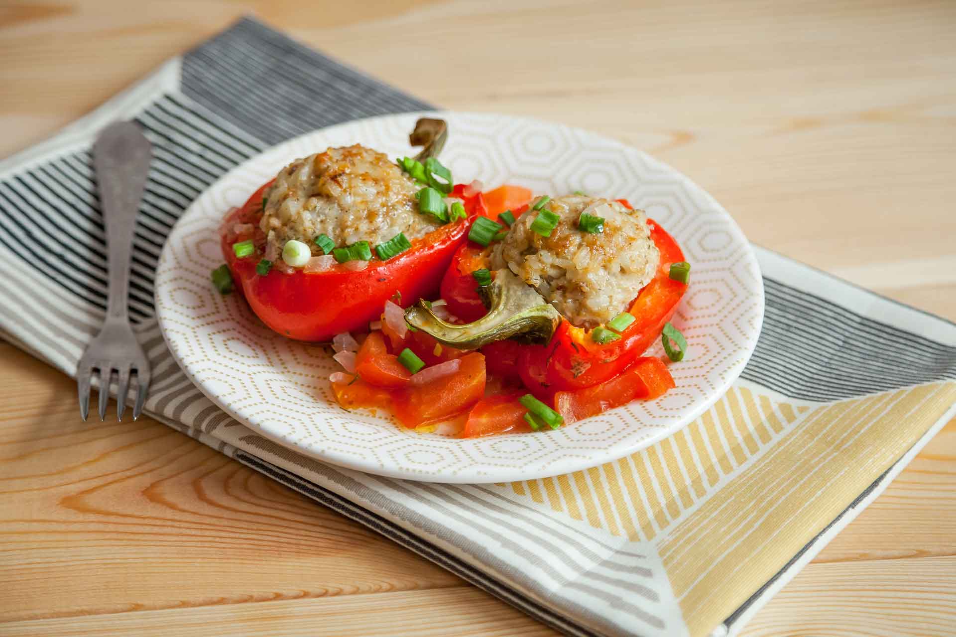 Peperoni ripieni di riso, la ricetta facile