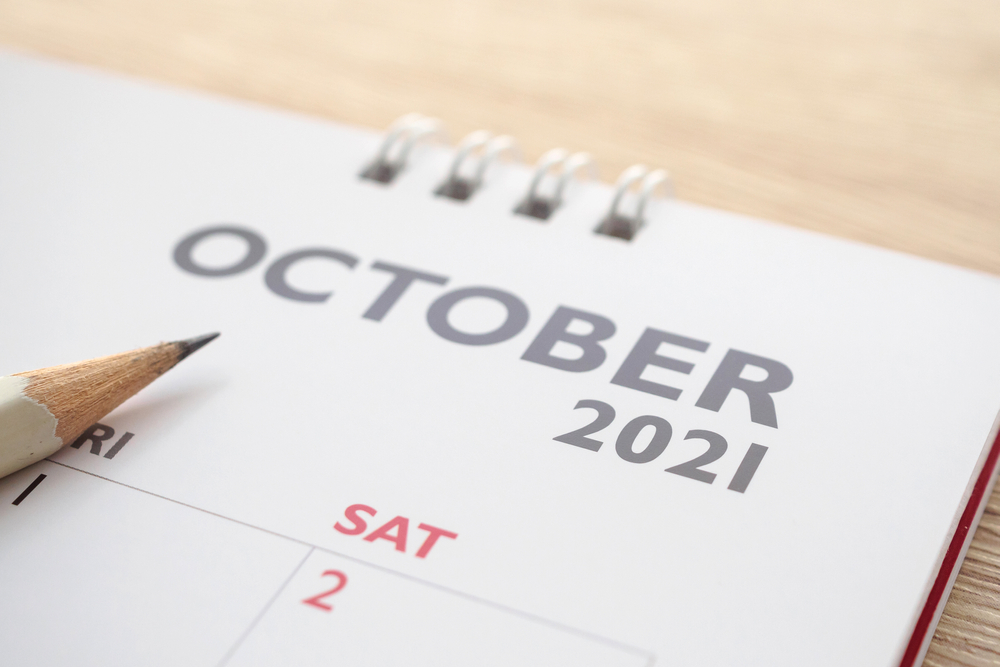 Calendario ottobre 2021 da stampare: 11 modelli gratis
