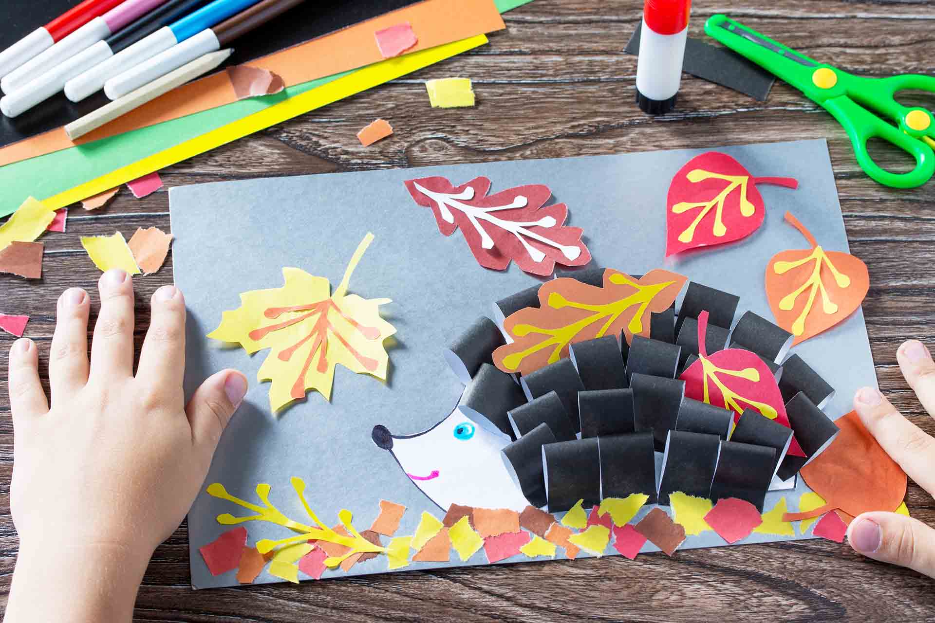 Lavoretti d'autunno da fare con i bambini con le foglie