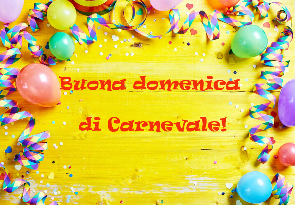Buona domenica di Carnevale: 7 immagini gratis per gli auguri