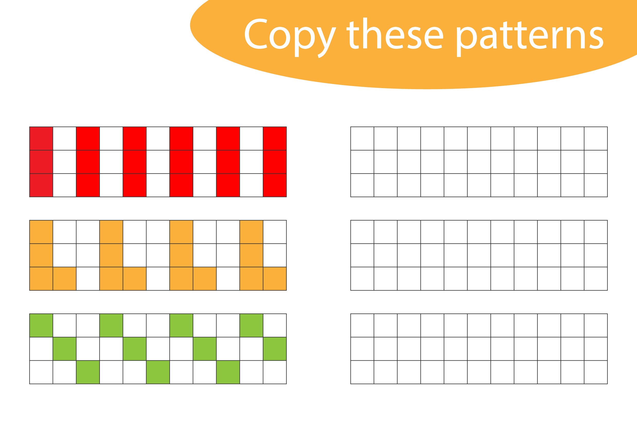 Pixel art facili per i bambini: 9 schemi gratis